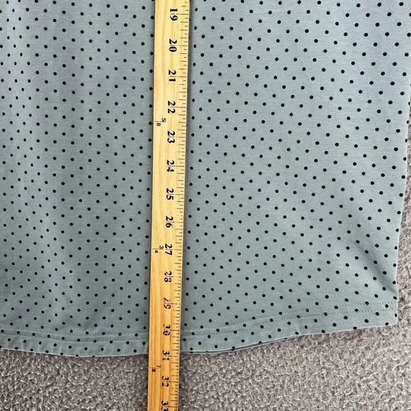 BYLT Polo Shirt Mens Size 2XL Gray Polka Dot Golf Casual Short Sleeve Stretch - Picture 8 of 16